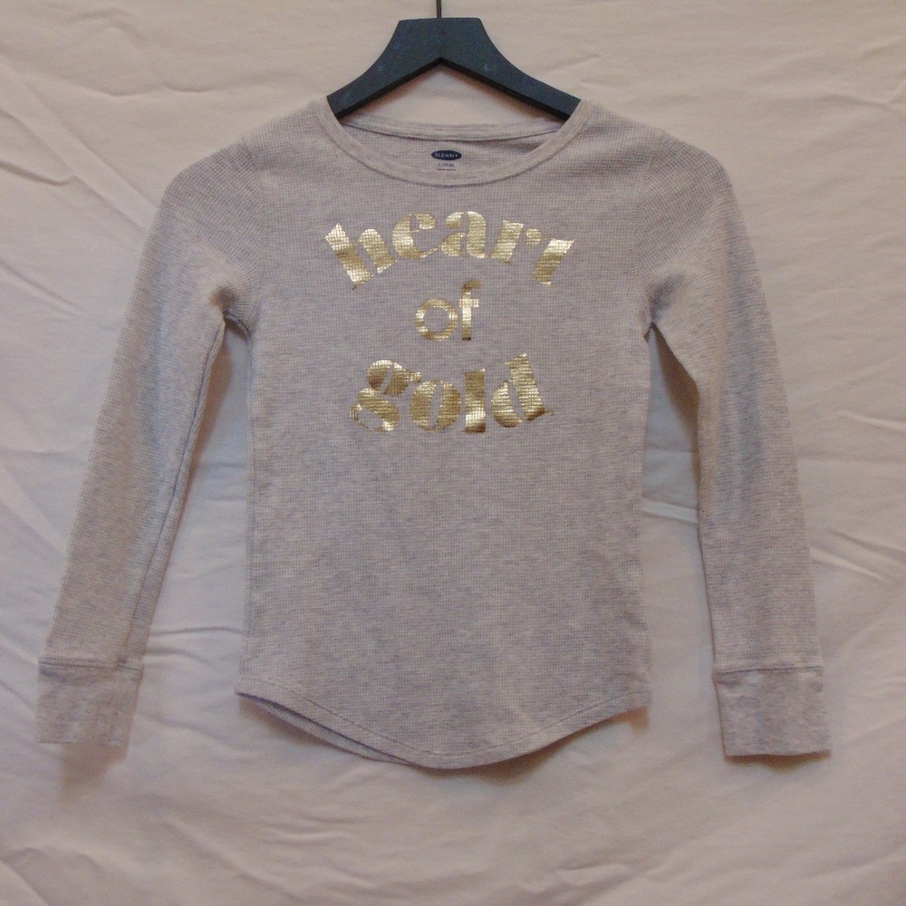 Girls grey long sleeve thermal